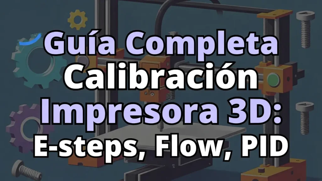 Guía Completa Calibración Impresora 3D: E-steps, Flow, PID