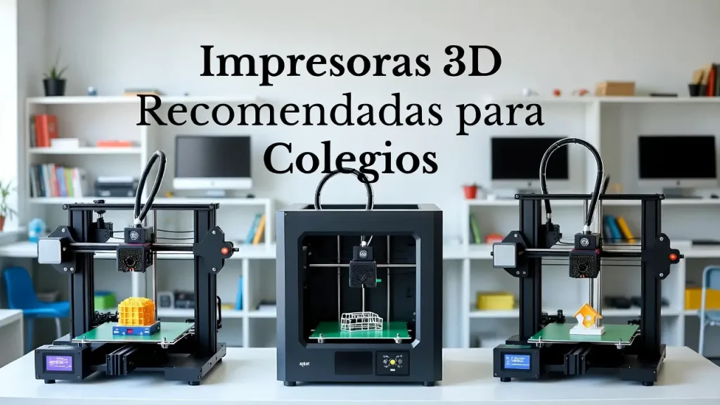 Impresoras 3D Recomendadas para Colegios 2026: Guía de Compra