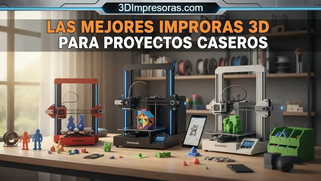 Las Mejores Impresoras 3D para Proyectos Caseros