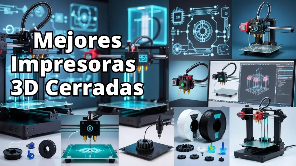 Mejores Impresoras 3D Cerradas: Guía Definitiva para ABS y Materiales Técnicos