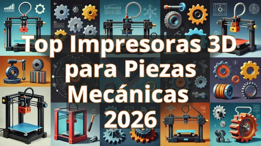 Top Impresoras 3D para Piezas Mecánicas 2026