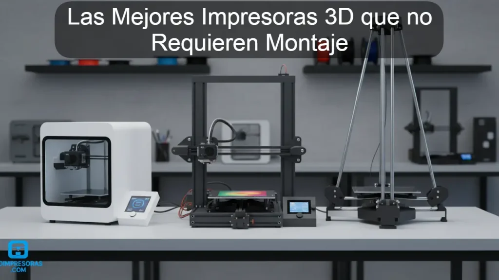 Las Mejores Impresoras 3D que no Requieren Montaje