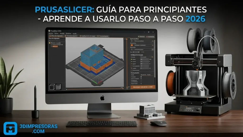 PrusaSlicer: guía para principiantes - Aprende a usarlo paso a paso 2026